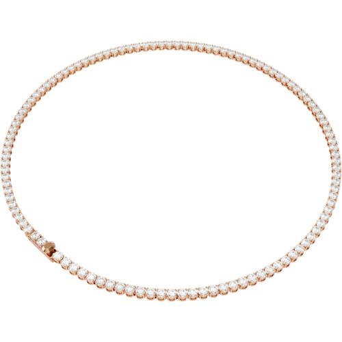 Swarovski White Matrix Necklaces | Round Cut | Medium