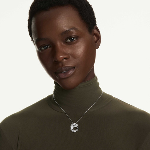 Swarovski White Mesmera Necklace | Marquise Cut | Rhodium Plated