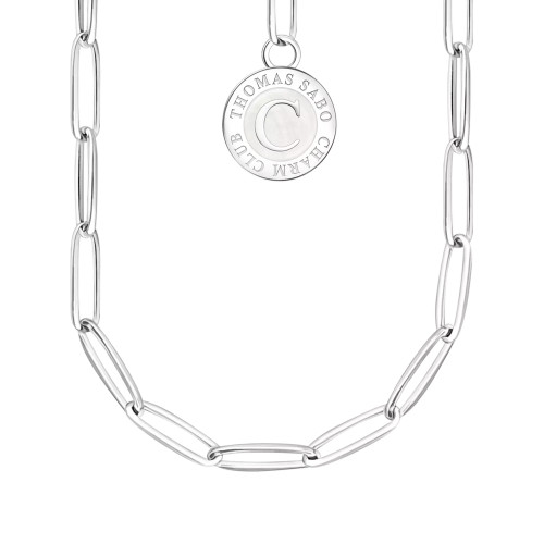 Thomas Sabo Charmista Paperlink45 Necklace | Sterling Silver | 45 cm
