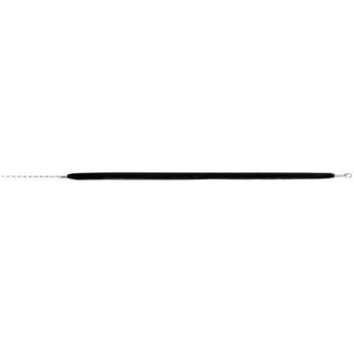 Thomas Sabo Fabric Choker Necklace | Sterling Silver | 36 cm | Black