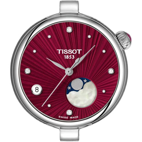 Tissot Desir Watch | 4 Diamonds | 29.6mm | Swiss Quartz | Red