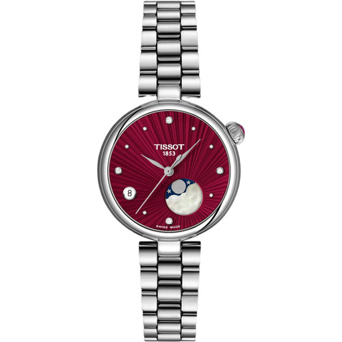 Tissot Desir Watch | 4 Diamonds | 29.6mm | Swiss Quartz | Red
