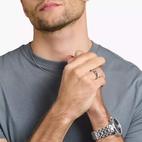 Thomas Sabo Rebel Snake Band Ring | Sterling Silver | Size 58