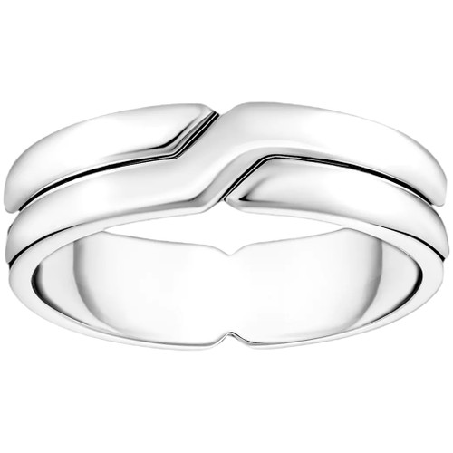 Thomas Sabo Crossed Duo Ring | Sterling Silver | Size 68