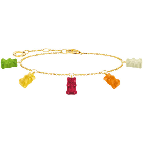Thomas Sabo X Haribo Goldbear Multi Bracelet | 18ct Yellow Gold Plated | 19 cm