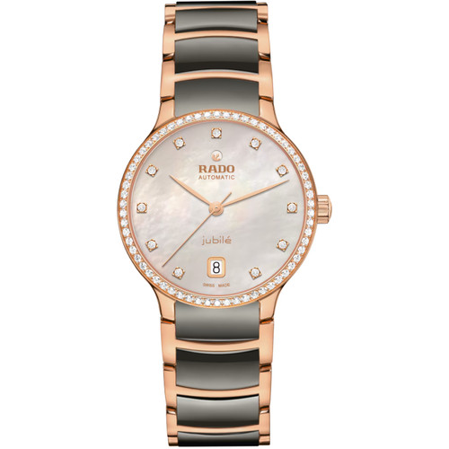 Rado Centrix Watch | 11 Diamonds | 35mm | Swiss Automatic | Mother Of Pearl