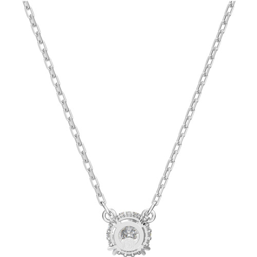 Swarovski Stilla Pendant | Round Cut | White | Cubic Zirconia | Rhodium Plated