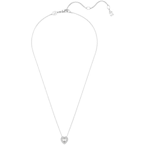 Swarovski Ariana Grande X Swarovski Pendant | Mixed Cuts | Heart | White | Rhodium Plated