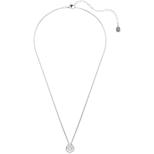 Swarovski Constella Pendant | Round Cut | Dancing Stone | White | Rhodium Plated