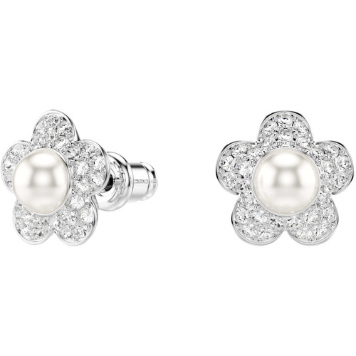 Swarovski x Ariana Grande Set | Crystal Pearl | Round Cut | Flower | White