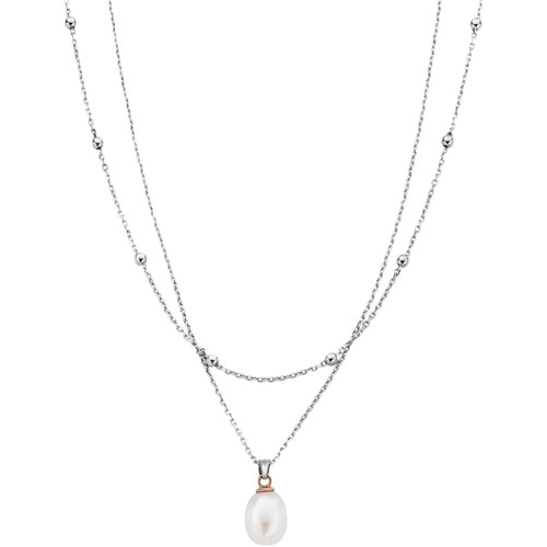 Clogau Beachcomber Layered Pearl Necklace | Nature's Wonder Collection | Sterling Silver