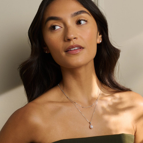 Clogau Beachcomber Stud Pearls Earrings | Nature's Wonder Collection | Sterling Silver