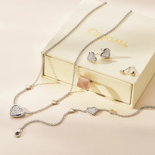 Clogau Zirconia Love Heart Bracelet | Forever Yours Collection | Sterling Silver