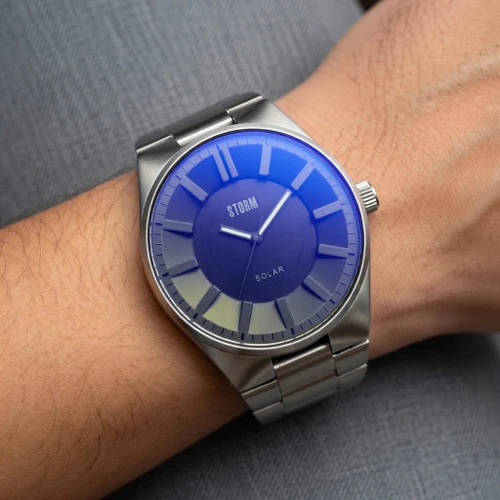 Storm Solaron Watch | 43mm | Quartz | Lazer Blue