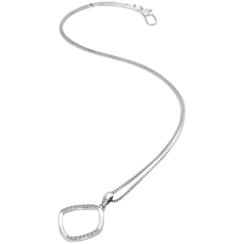 Hot Diamonds Behold White Topaz Silver Pendant