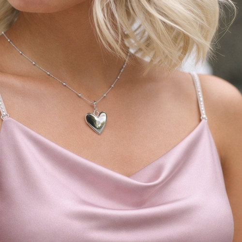 Hot Diamonds Confident Small Heart Locket | Silver
