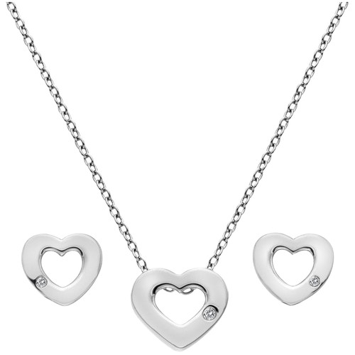 Hot Diamonds Diamond Amulets Heart Pendant | Silver