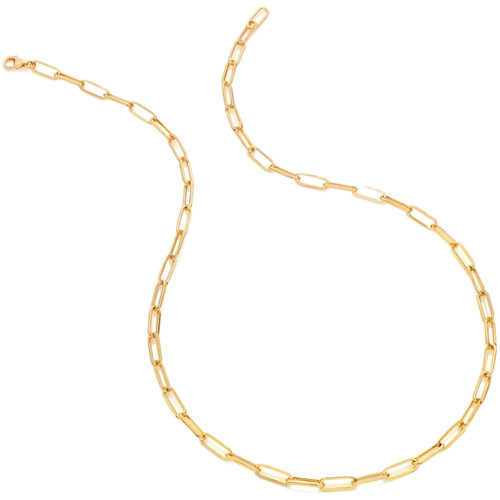Hot Diamonds Embrace Statement Round Chain 50 cm | 18ct Gold Plated Bronze