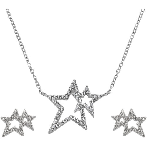 Hot Diamonds Shimmer Star Gold Plated Silver Necklace