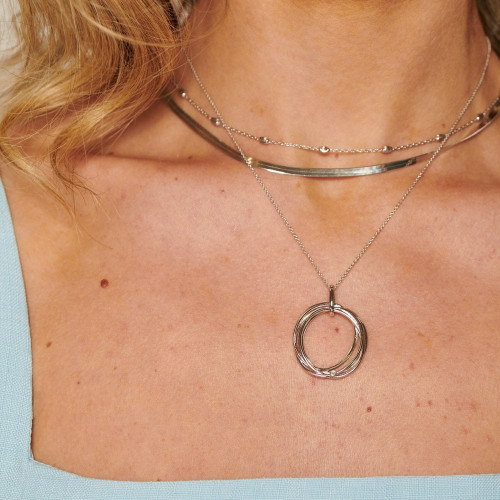 Hot Diamonds String Silver Pendant