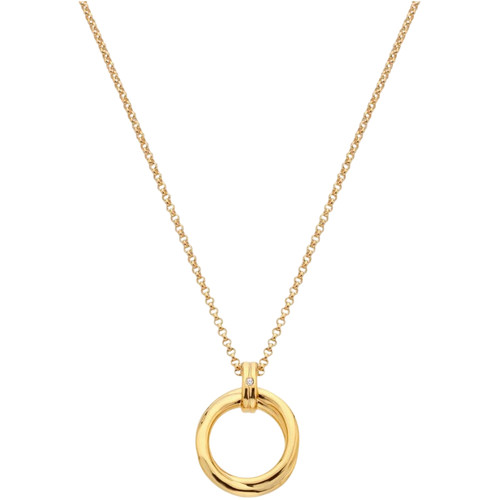 Hot Diamonds X Golden Edit Aura Pendant | Silver