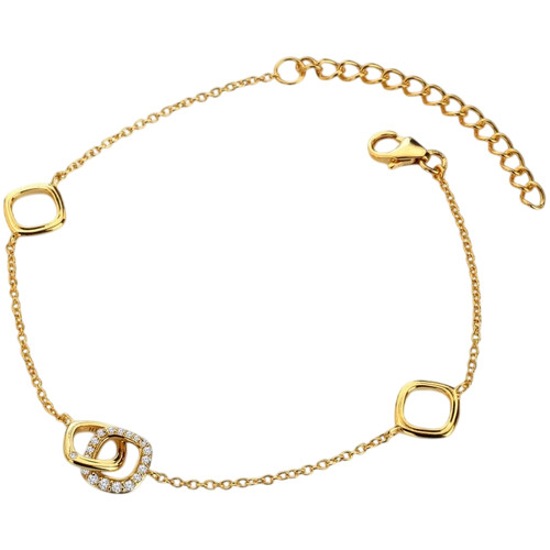 Hot Diamonds X Golden Edit Connected Bracelet | Silver