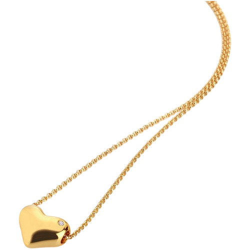 Hot Diamonds X Golden Edit Desire Pendant | Yellow Gold Plate
