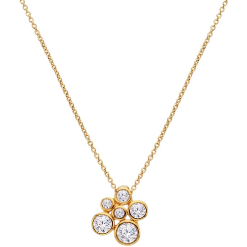 Hot Diamonds X Golden Edit Tender Cluster Pendant | Silver