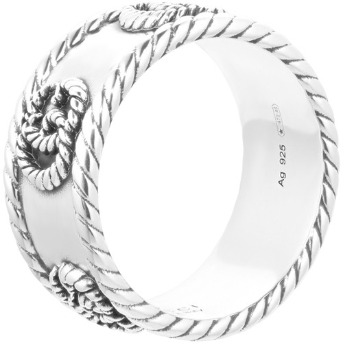 Gucci GG Marmont Ring | Sterling Silver | 9mm | Size 12