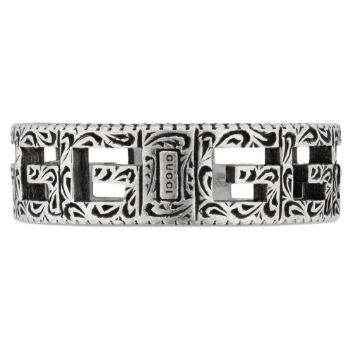 Gucci G-Cube Ring | Sterling Silver | 6mm | Size 13