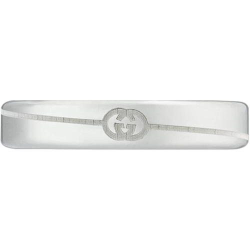 Gucci Tag Ring | Sterling Silver | 4mm | Size 12