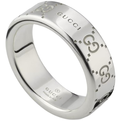 Gucci Signature Ring | Sterling Silver | 6mm | Size 13