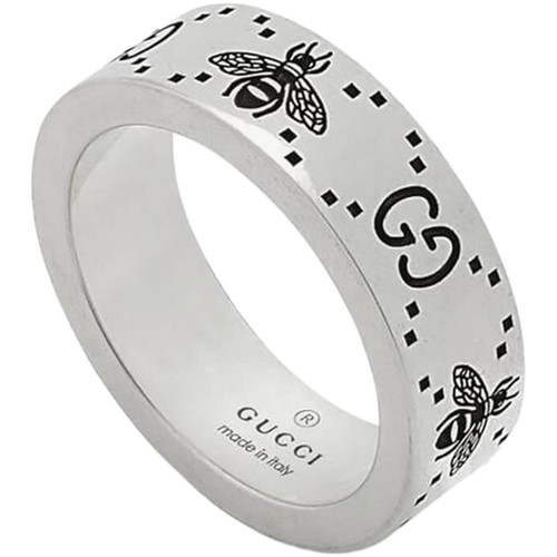 Gucci Bee Signature Ring | Sterling Silver | 6mm | Size 11
