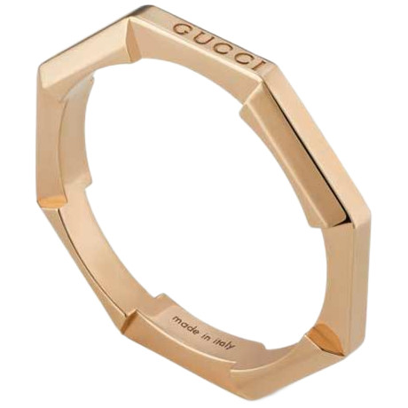 Gucci Link to Love Ring | 18ct Rose Gold | 3mm | Size 10