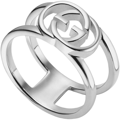 Gucci Open GG Ring | Sterling Silver | 9mm | Size 14