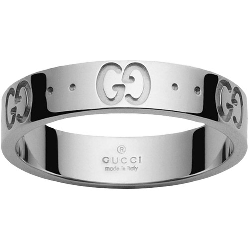 Gucci Icon Thin Ring | 18ct White Gold | Size 11