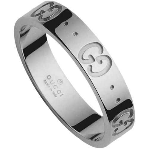 Gucci Icon Thin Ring | 18ct White Gold | Size 11