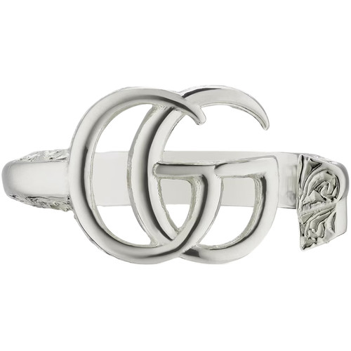 Gucci GG Marmont Key Ring | Sterling Silver | Size 11