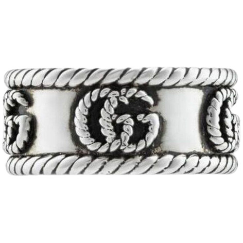 Gucci GG Marmont Ring | Sterling Silver | 9mm | Size 14