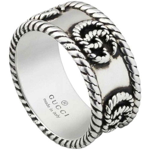 Gucci GG Marmont Ring | Sterling Silver | 9mm | Size 14