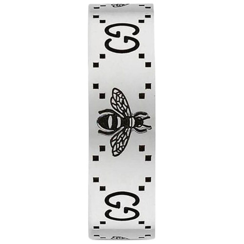 Gucci Bee Signature Ring | Sterling Silver | 6mm | Size 15