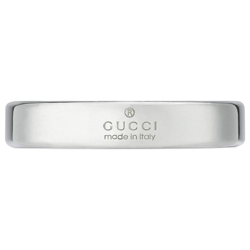 Gucci Tag Ring | Sterling Silver | 4mm | Size 13