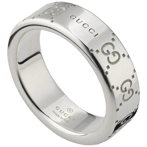 Gucci Signature Ring | Sterling Silver | 6mm | Size 12