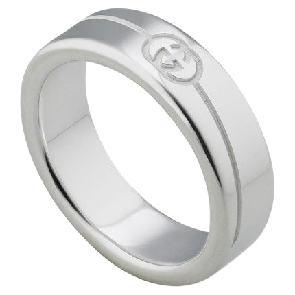 Gucci Tag Ring | Sterling Silver | 6mm | Size 13