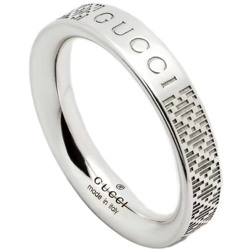 Gucci Diamante Ring | Sterling Silver | 4mm | Size 15