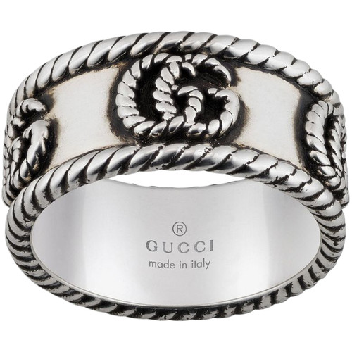 Gucci GG Marmont Ring | Sterling Silver | 9mm | Size 10