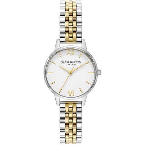 Olivia Burton Classics Watch | 30mm | Quartz | White | Two-Tone