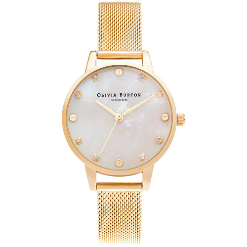 Olivia Burton Classic Ladies Watch | 30mm | Quartz | Mother-of-Pearl | Yellow Gold