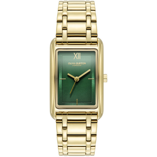 Olivia Burton Classic Grove Watch | 23mm | Quartz | Forest Green | Gold