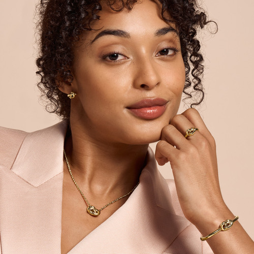 Olivia Burton Classic Lover's Knot Necklace | Gold Plated